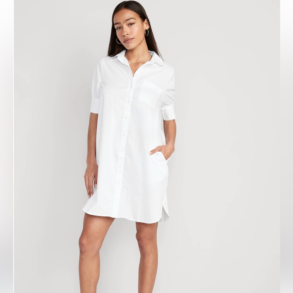 NWT Short Sleeve Shirt Dress